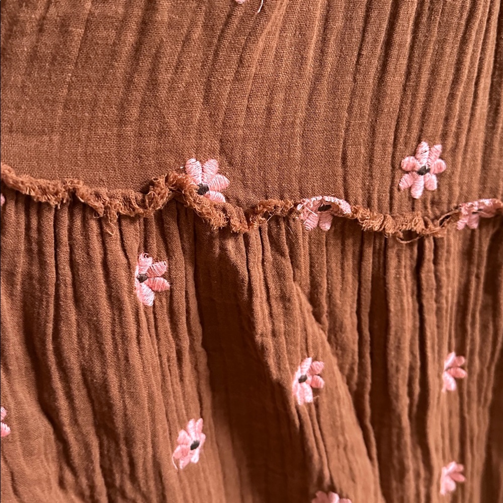 RARE Free People | Dahlia Embroidered Maxi Dress | XS - Picture 12 of 16